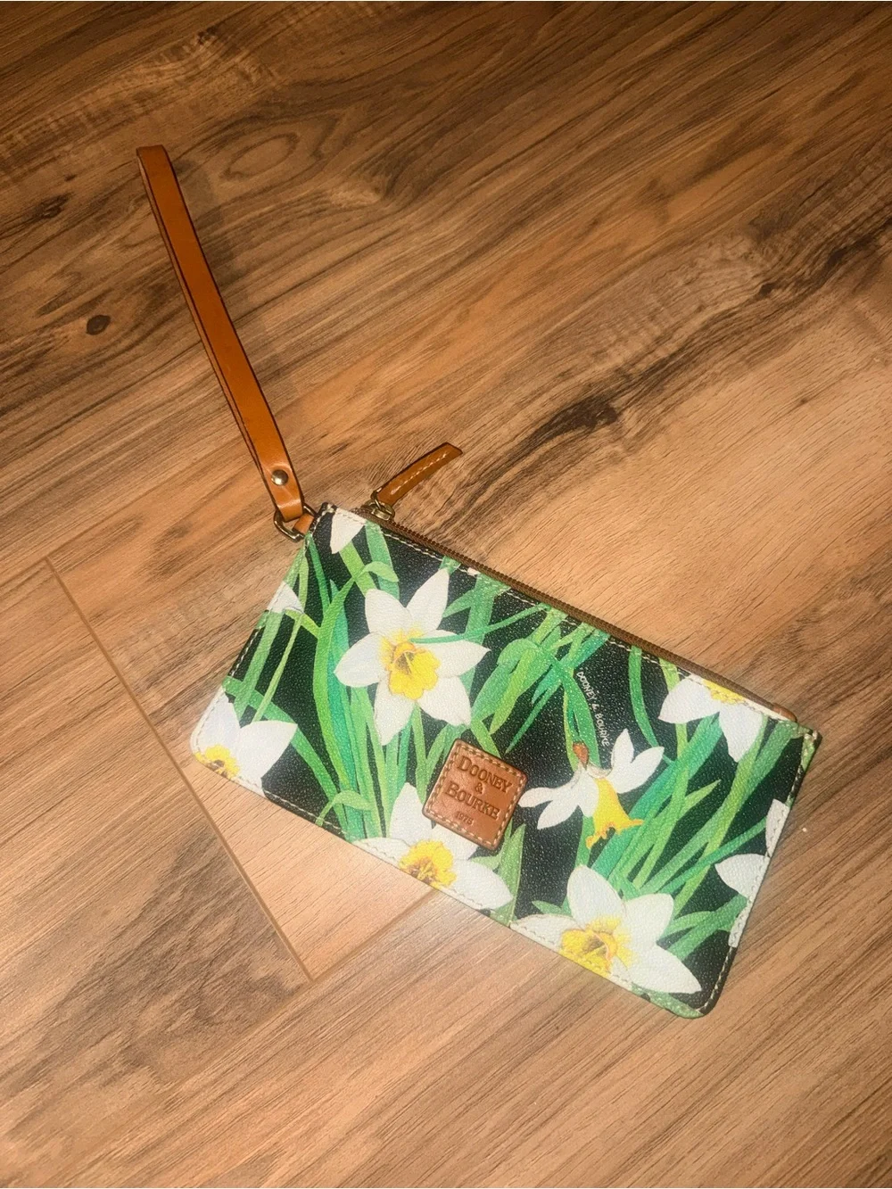 Dooney & Bourke Daffodil Floral Wristlet